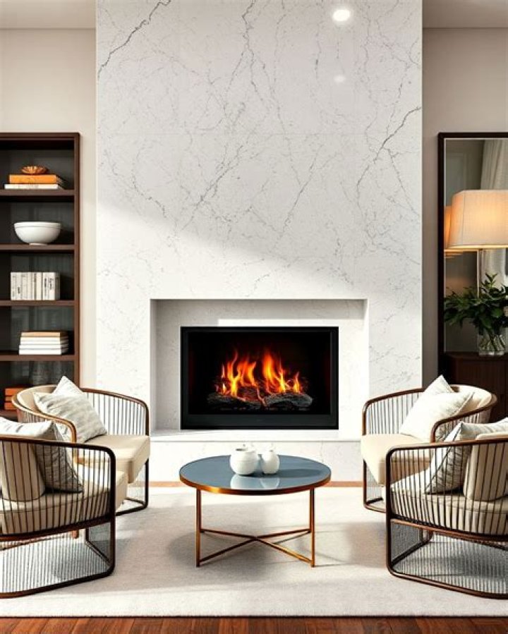 Quartz Fireplace Surround Ideas? - Kylon Powell